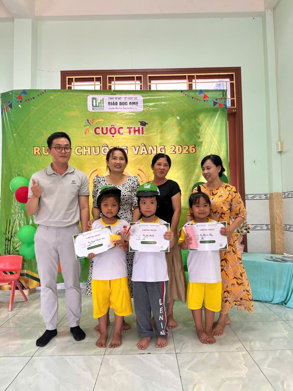 Trường Mầm non Hòa Thành tổ chức thành công cuộc thi “Rung Chuông Vàng 2026”