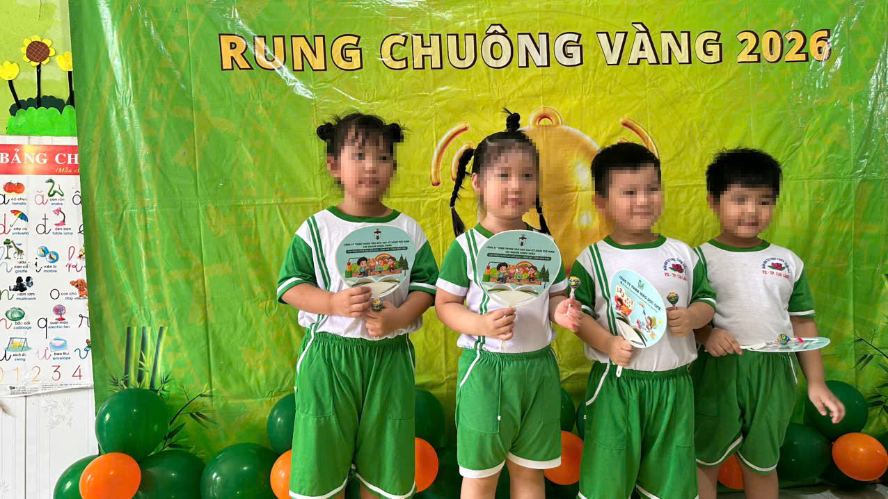Trường Mầm non Thiên Thần Nhỏ tổ chức thành công cuộc thi “Rung Chuông Vàng 2026”